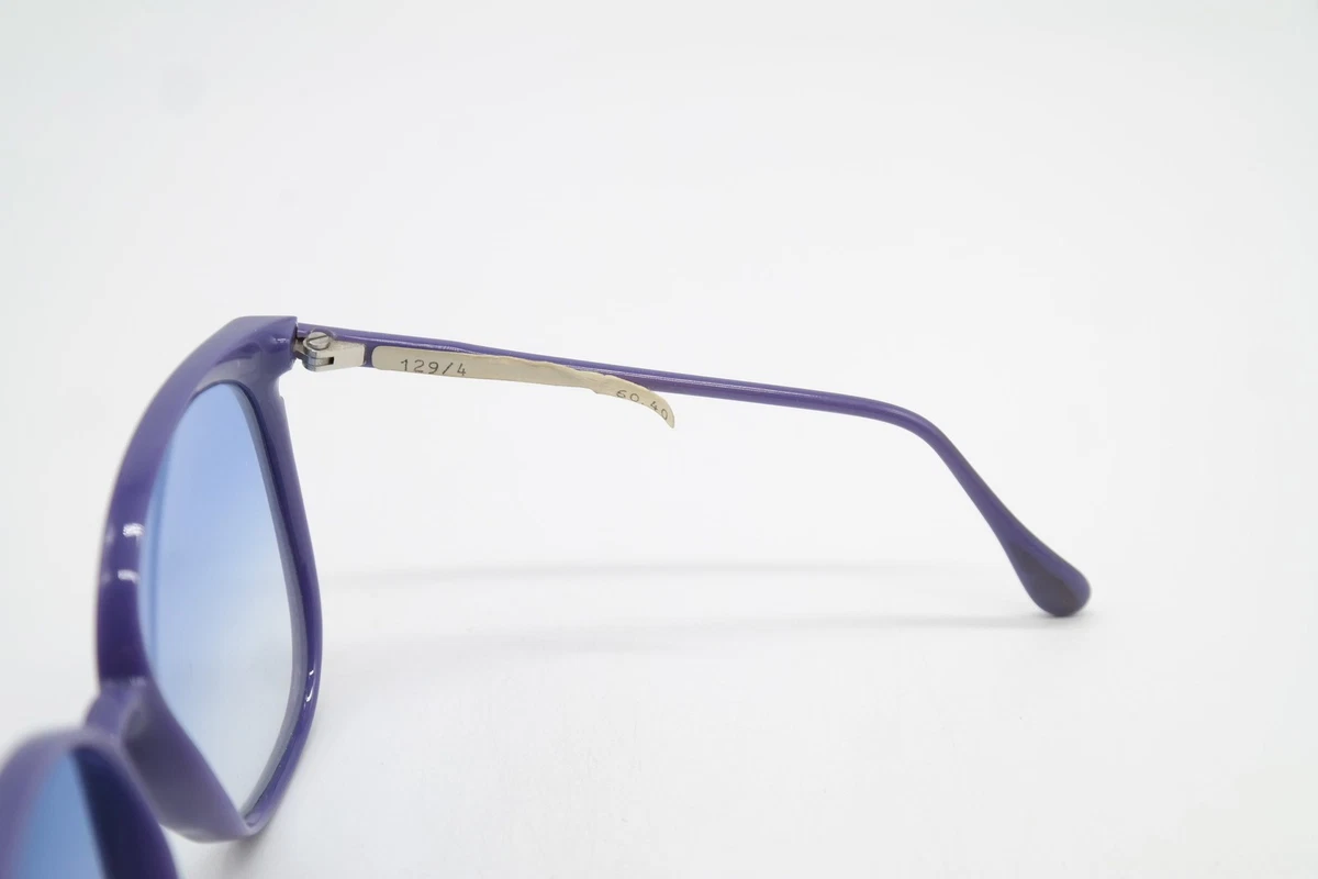 Vintage Sonnenbrille MENRAD 754 Blau Rot Oval sunglasses Brille NOS
