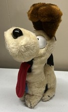 Vintage 1983 Garfield Odie Plush 10" Dog with Blue Dakin Tag Clean