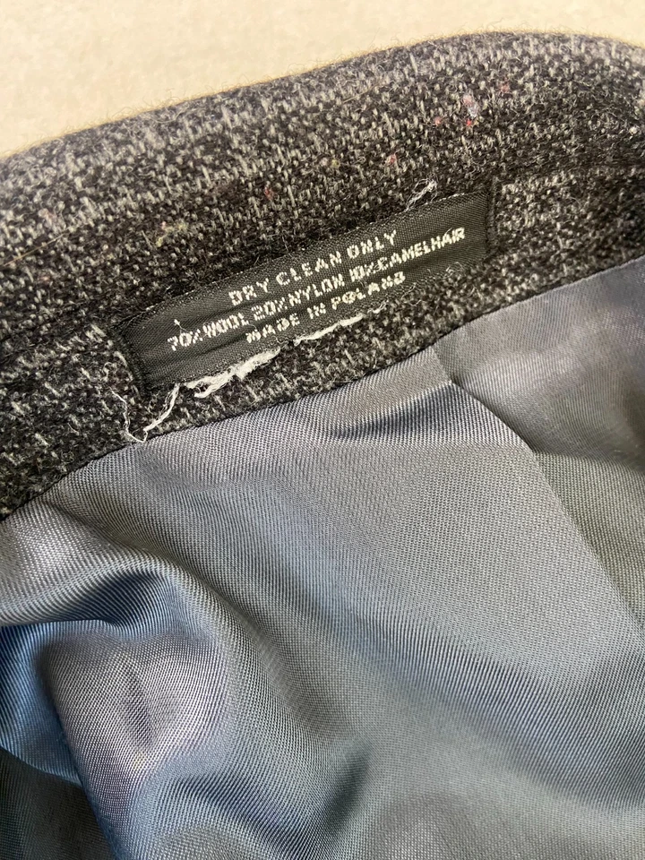 Usado en Excelente Condición Blazer John Weitz 40R Cuadros Lana Tweed Abrigo Deportivo Dinero Antiguo Foto 4 de 4