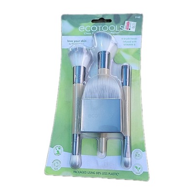 EcoTools Love Your Skin Brushes Set #3162, 6 Piece Infused W/Vitamin E