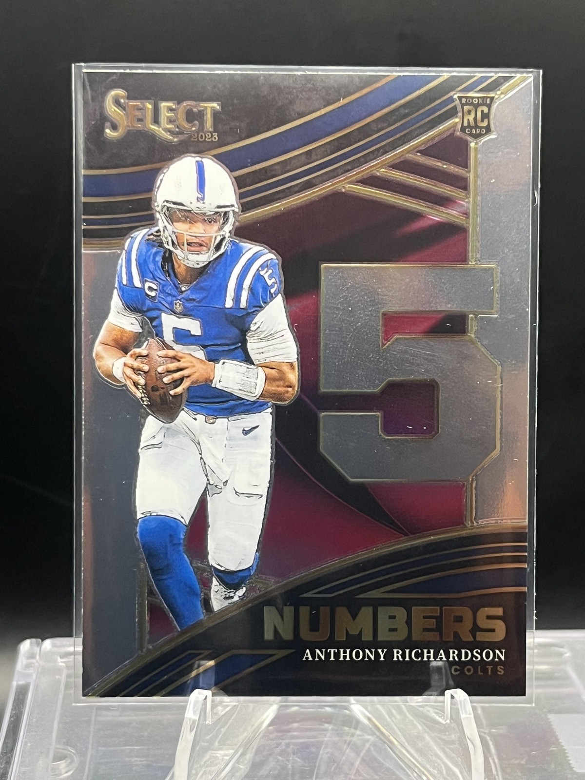 Anthony Richardson 2023 Panini Select Numbers #NMB-ARI RC Indianapolis Colts