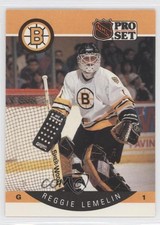 1990-91 Pro Set Reggie Lemelin #9 0f0