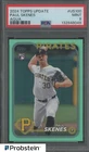 2024 Topps Update Aqua #US100 Paul Skenes Pirates RC Rookie PSA 9 MINT