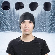 Fleece Thermal Skull Cap Warm Winter Hat with Ear Flaps Hat Outdoor Cold Weather