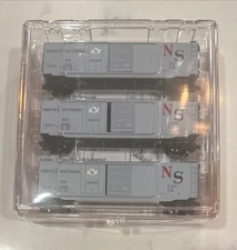 N Scale *NORFOLK SOUTHERN* Box Car 3-Pack #1331, 1335, 1339 - Micro Trains 33132