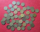 1892 Indian Head One 1c Cent Lot Of 52 Coins