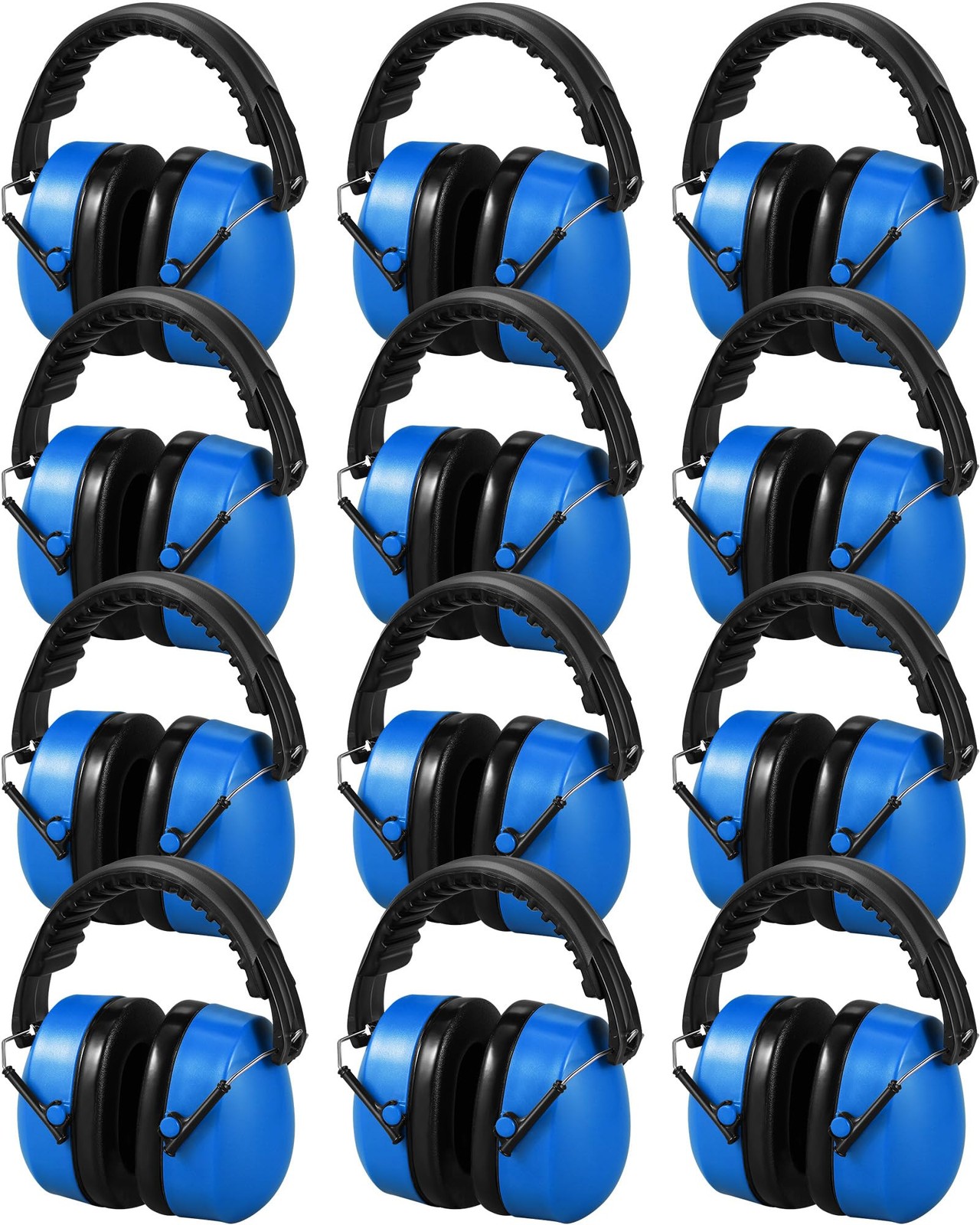 12 Pcs Hearing Protection Ear Muffs NRR 28dB Noise Reduction Headphones Shoot...