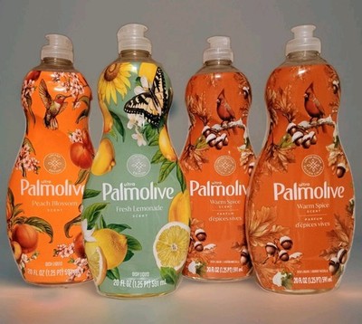 4 Palmolive Limited Edition Fresh Lemonade, Peach Blossom, Warm Spice, Ultra Lot