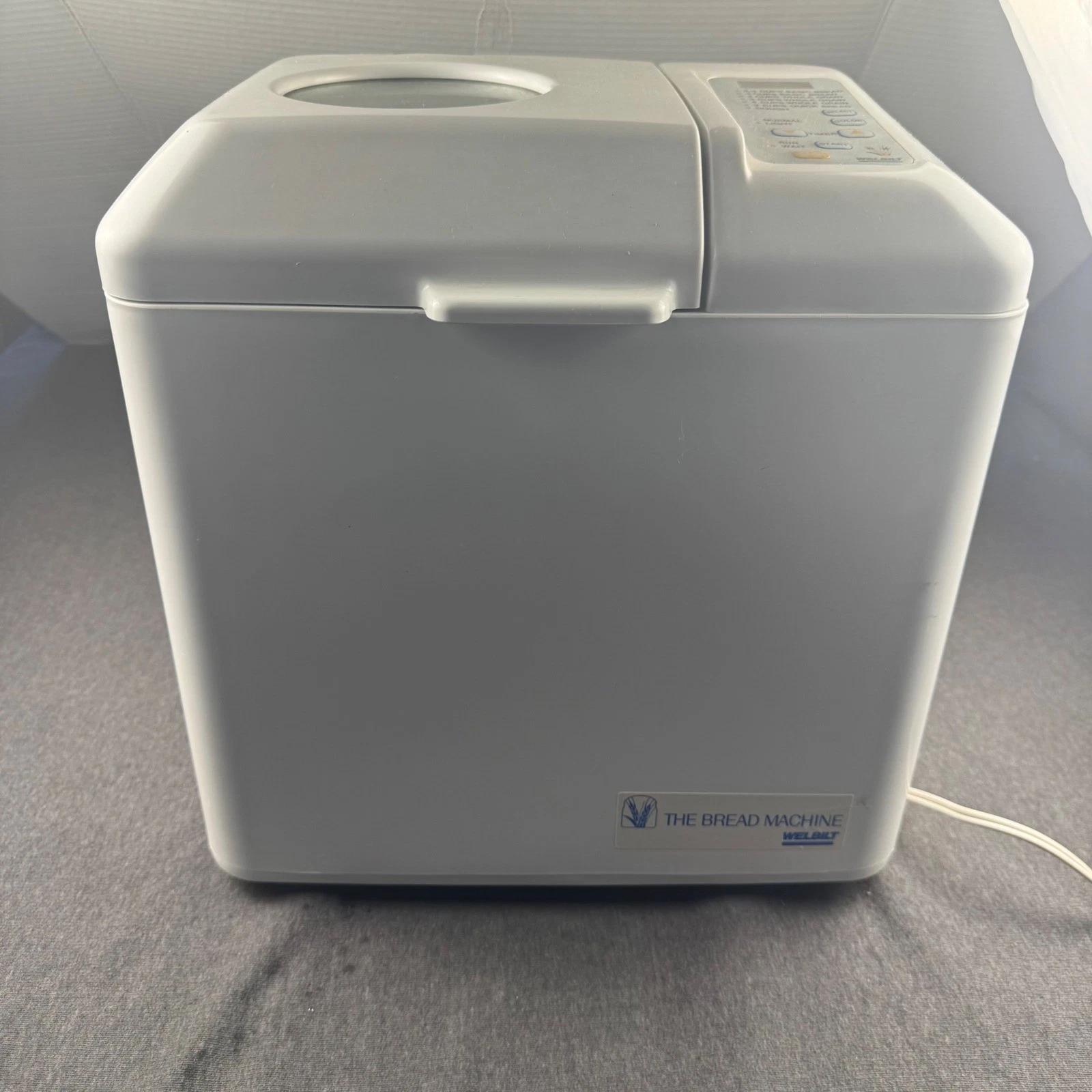 Welbilt The Bread Machine ABM4100T-2 White Automatic Bread Maker 500W 2-4 Cup