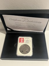 UK 2020 William Wordsworth £5 Datestamp Issue Encapsulated Coin