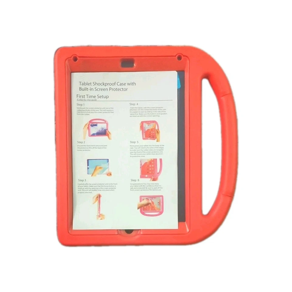 Kids Foam Stand Heavy Duty Back Case For iPad 10.2'9th Gen 9.7 6th Air Pro Mini6 - Image 2 of 2