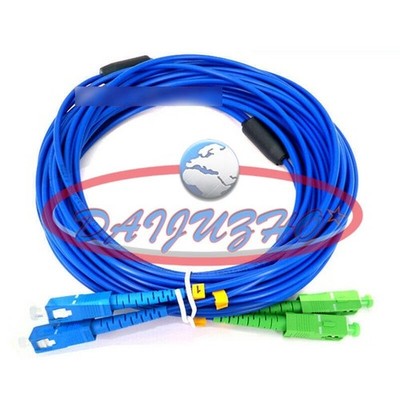 5M Duplex Fiber Optic Patch Cord Armored Cable SC/UPC-SC/APC Single-Mode 9/125 #