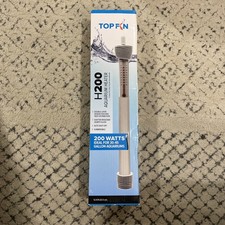 Top Fin 200W Submersible Aquarium Heater NEW SEALED Fish Tank 50 55 65 Gal FS