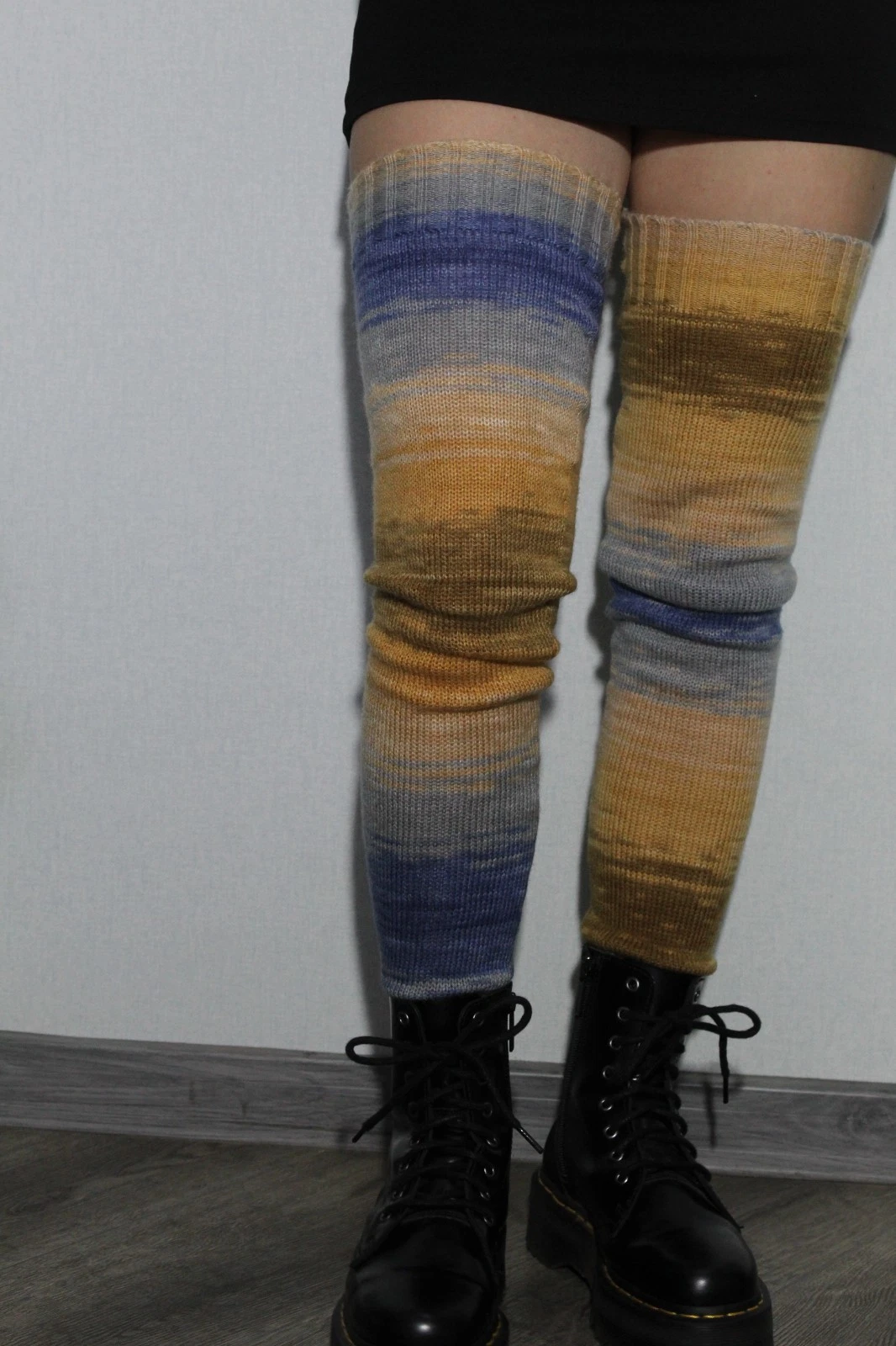 thigh high socks extra long Handmade Over the Knee Leg Warmer Cozy Winter Boot