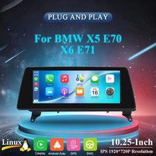 10.25'''' Android Auto CarPlay Touchscreen Autoradio F�r BMW X5 E70 X6 E71 CCC CIC