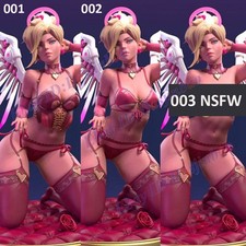Pink Mercy 1/8 1/6 1/4 1/3 3D Print Model Kit Unpainted Unassembled 3 Ver NSFW