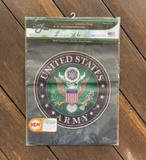 Breeze Decor US Army Garden Flag Readable Both Sides 13"x18.5" Weather Resistant