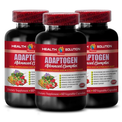 adaptogen complex men - ADAPTOGEN COMPLEX - astragalus root capsules - 3 Bottles