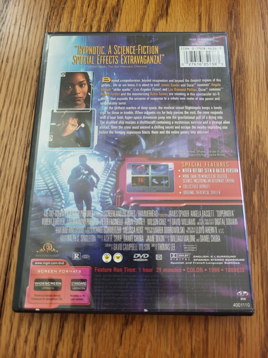 Supernova w/ James Spader (R-Rated Version, DVD, 2000, MGM