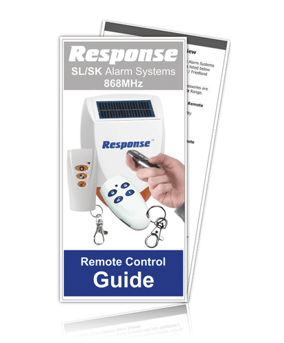 Response Alarms SL 868MHz Executive Remote RM8000-R 868MHz & GUIDE (RRP £36.95) - Picture 2 of 6