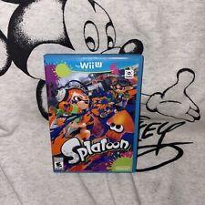 Splatoon Nintendo Wii U Game 2015 Complete W/ Manual CIB Insert-Disc