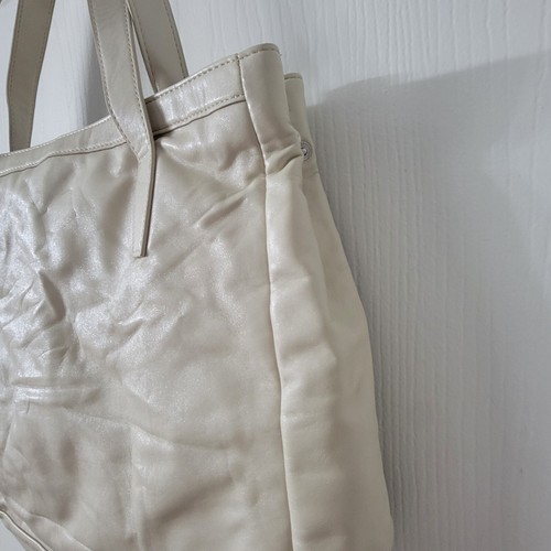 Givenchy Authentic Parfums White Tote As is Vintage CLEAN - Picture 9 of 19