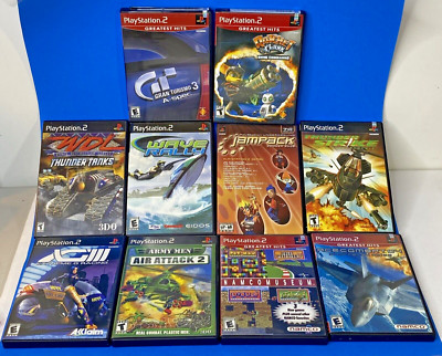 Playstation 2 PS2 10 Game Lot Ratchet & Clank GT3 WDL Thunderstrike Read List