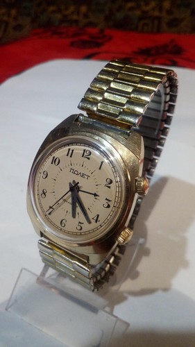 POLJOT SIGNAL VIBRO BZZZZ ALARM vintage Russian mechanical watch AU 5 - Picture 4 of 12