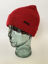 New Men’s Tommy Hilfiger Apple Red Acrylic Cuffed Beanie