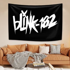 Blink-182 American Rock Band Tapestry Poster Wall Hanging Flag Banner Room Decor