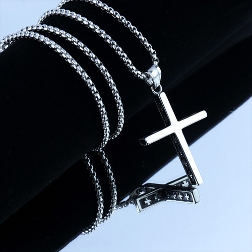 JUJIE - collier chaîne classique en acier inoxydab... - Grandado