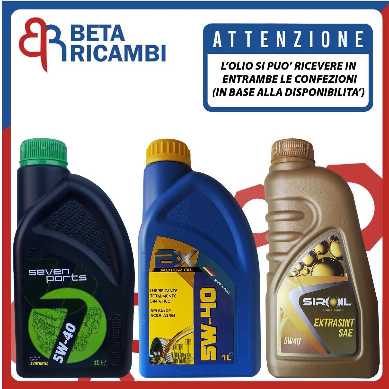 Kit Tagliando Fiat Panda II 1.3 MJT 55KW 75CV (2006-2013) – 4 Filtri + 3 Litri Olio 5W30 Long Life