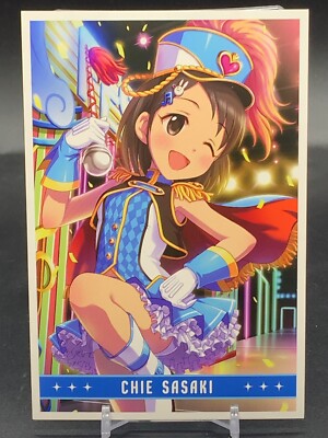 Chie Sasaki The Idol M@ster Post Card Bandai Namco 2017 Japanese