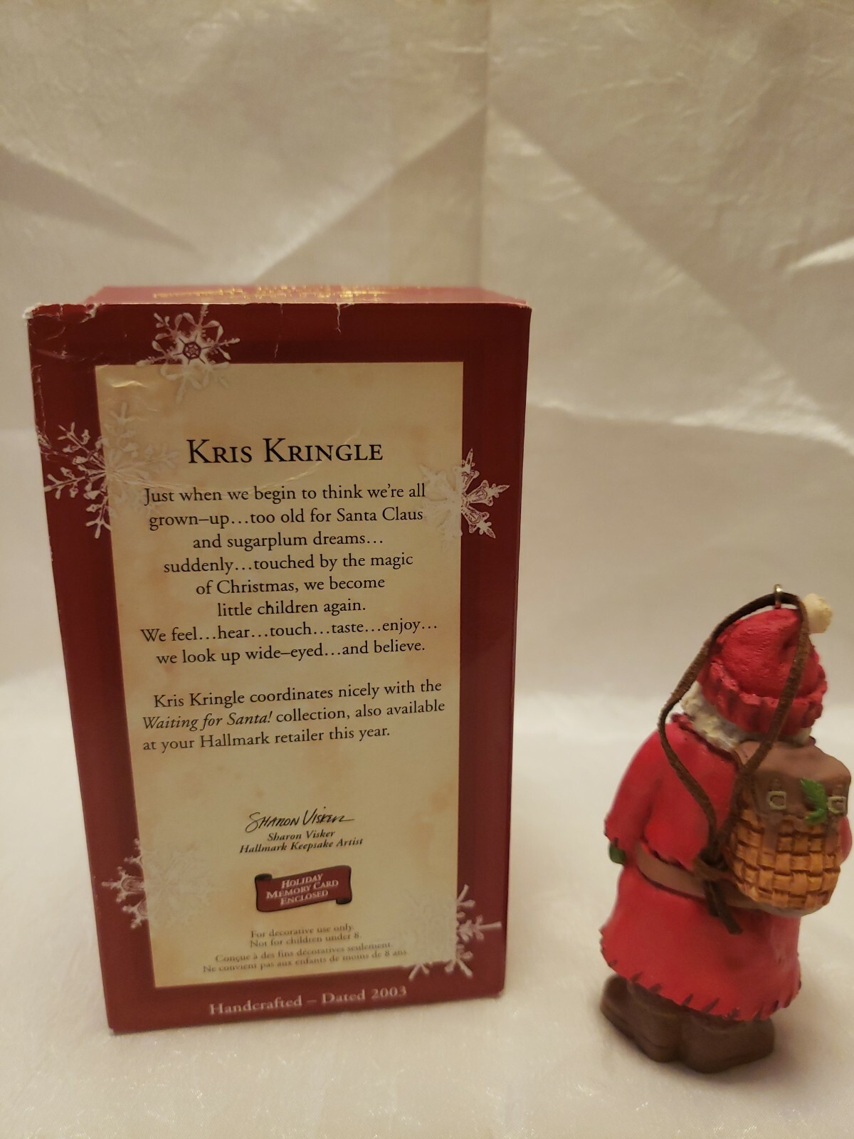 2003 Hallmark Keepsake Kris Kringle Santa Claus Christmas Tree Ornament