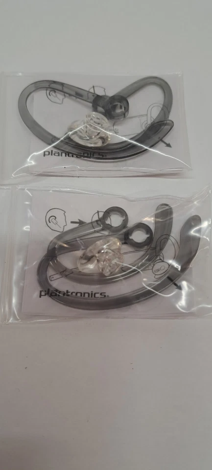 Lote de 2 ganchos de oreja de repuesto Plantronics para CS540 W440 W740 85941-01 Foto 3 de 4