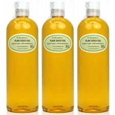 48 Oz Premium Pure Organic Cold Pressed Best Fresh Flax Seed Oil Multi Purpose