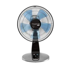 Rowenta Desk Fans 21.26"H x 13.78"W x 11.02"D Oscillating + Remote Control Black