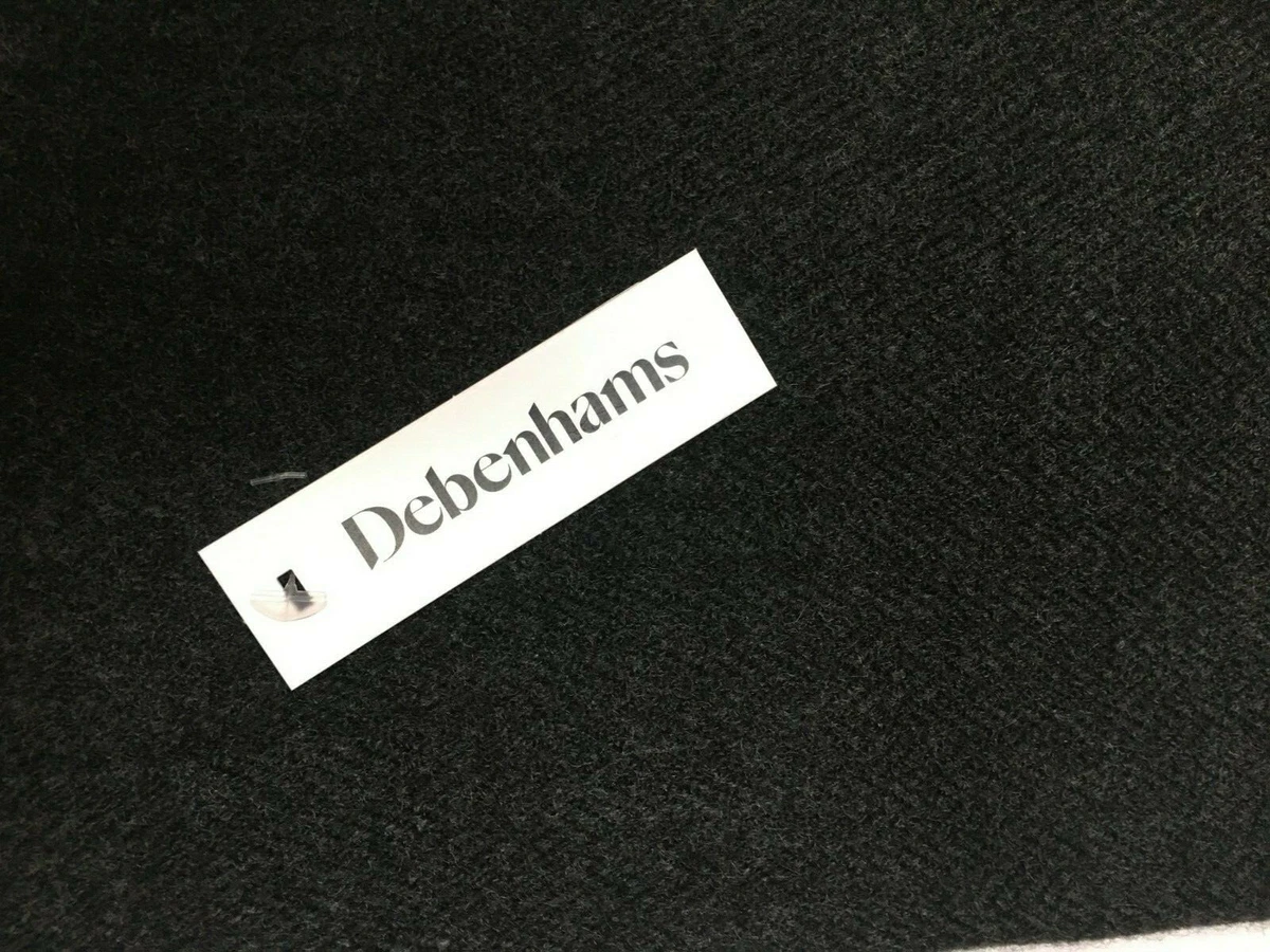 Mens Debenhams Dark Grey Woven Scarf