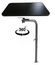 BLACK TABLE & BLACK TRIM + SWIVEL TABLE LEG KIT - Caravan/Campervan/Motorhome