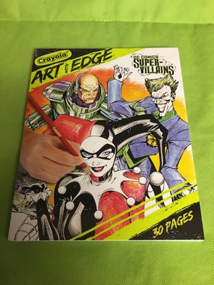 Crayola Art with Edge DC Comics Super Villains 30 Coloring ...
