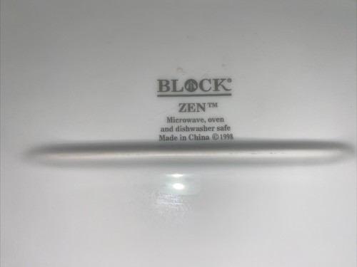 Block ZEN WHITE Large Platter ~18” length LIGHT USE - Picture 5 of 5