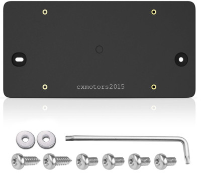 Rear Bumper License Plate Bracket Tag Holder for 2013-2023 Audi A4 A5 A6 A7 A8