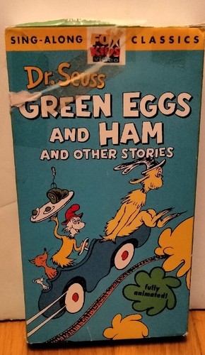 GREEN EGGS AND HAM Sneetches Dr Seuss Sing-Along Classics VHS Tape CBS Video - Picture 2 of 7