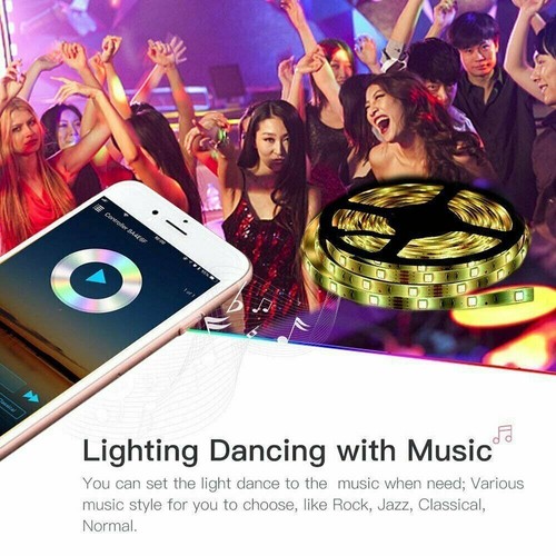 1M 2M 3M 4M 5M 10M LED Strip Lights RGB USB 5V Bluetooth Music Control Kit - Picture 24 of 29