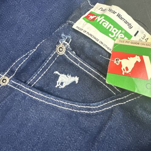 Deadstock Neu mit Etikett Vintage 70er 80er Wrangler Jeans Gr. 32x34 Slim Denim 84622pw - Bild 9 von 9