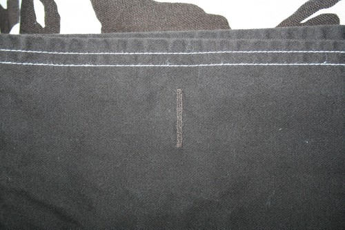 Zebra Print Shower Curtain Dark Brown Cream Cotton Weave Fabric Karen Neuburger - Picture 9 of 9