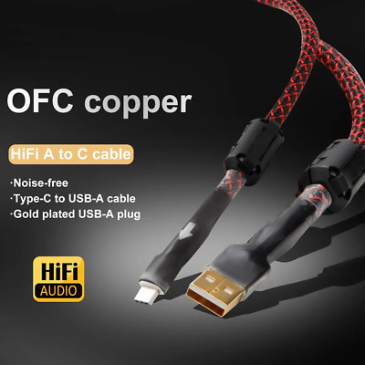 HiFi USB C To A Cable USB Type C To A Audio Data Cable 5N DAC otg macbook Cable
