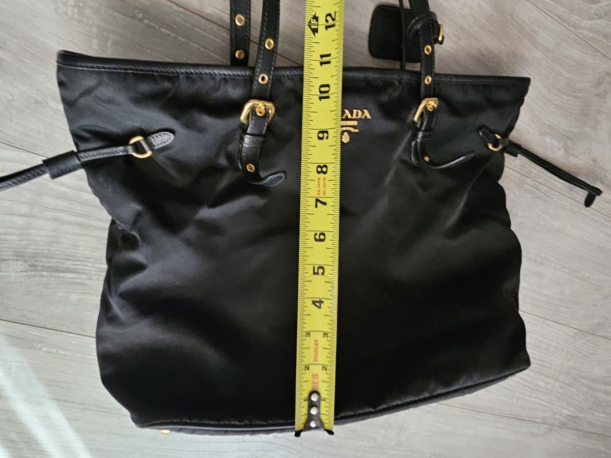 💥PRADA Tessuto nylon and leather tote bag | eBay