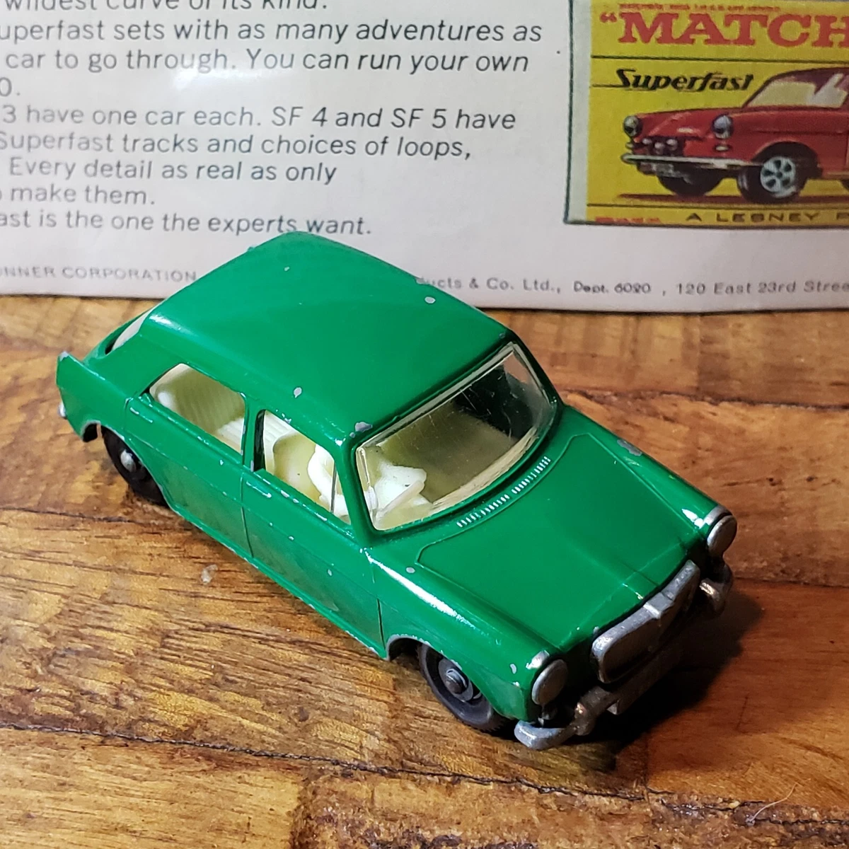 VINTAGE LESNEY MATCHBOX SERIES NO. 64 MG 1100 - NO BOX * RARE * (2)