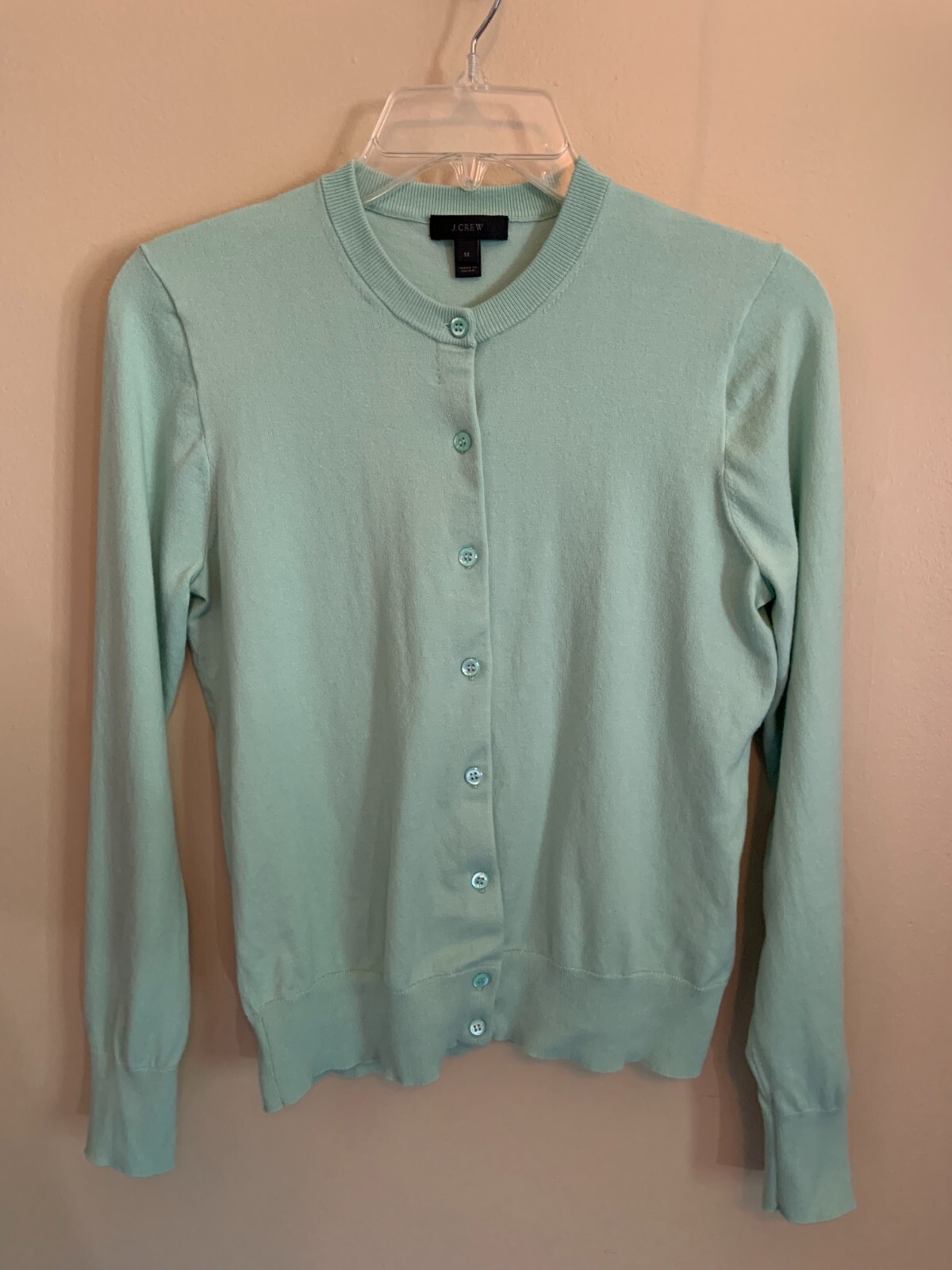 J Crew Jackie Cardigan, Size M, Misty 